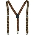 thumbnail image 1 of CTM  Leopard Print Clip-End Suspenders (Women), 1 of 3