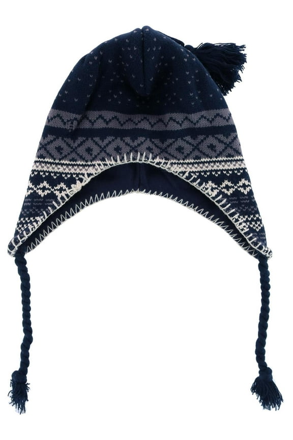 Lined Winter Pattern Helmet Hat (Men)