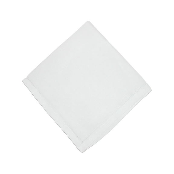 CTM Linen Hemstitched Wedding or Christening Handkerchief