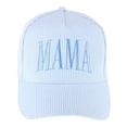 thumbnail image 1 of CTM  Mama Striped Baseball Cap (Women), 1 of 4
