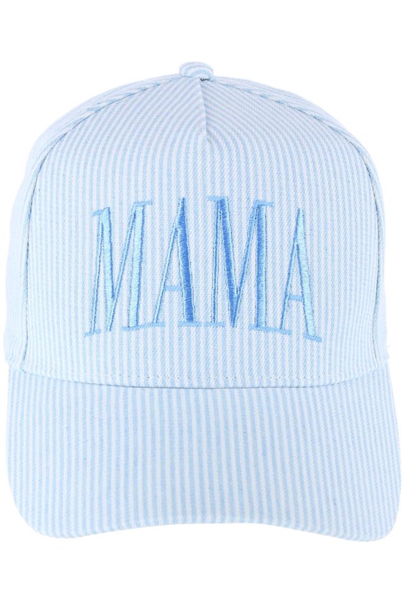 Mama Striped Baseball Cap (Women)