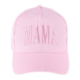 thumbnail image 1 of CTM  Mama Striped Baseball Cap (Women), 1 of 4