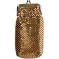 thumbnail image 1 of CTM  Mesh Cigarette Case with Lighter Pocket and Kiss Lock Closure (Women), 1 of 3