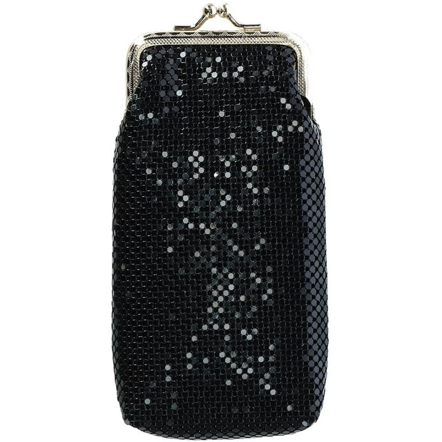 CTM Mesh Cigarette or Glasses Case with Kiss Lock Closure (Women