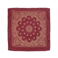 thumbnail image 1 of CTM Metallic Gold Paisley Print Bandana, 1 of 1