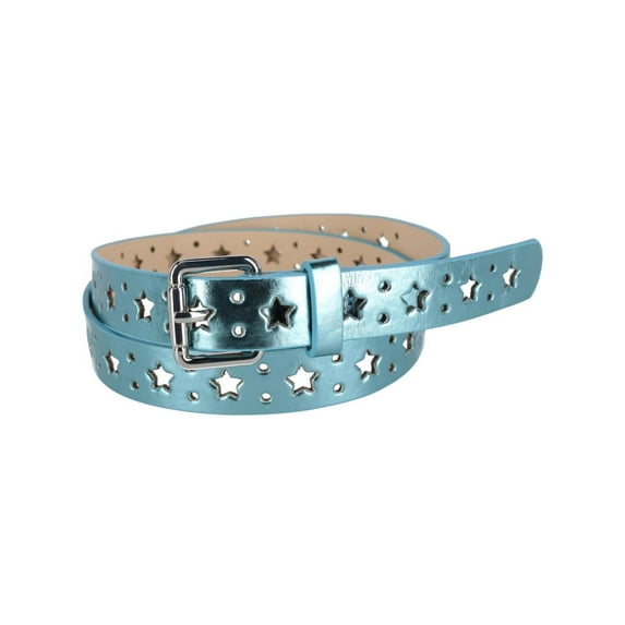 CTM Metallic Star Notch Belt (Women)