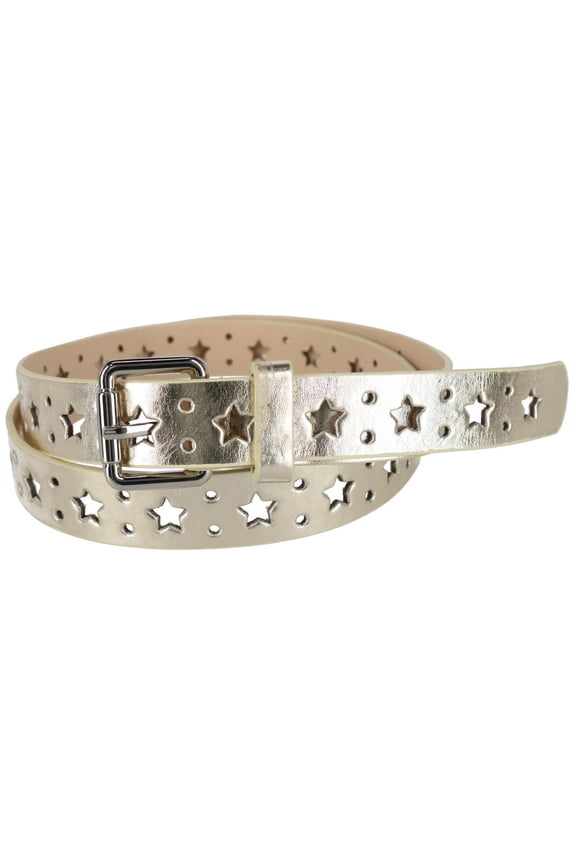 Metallic Star Notch Belt (Women)