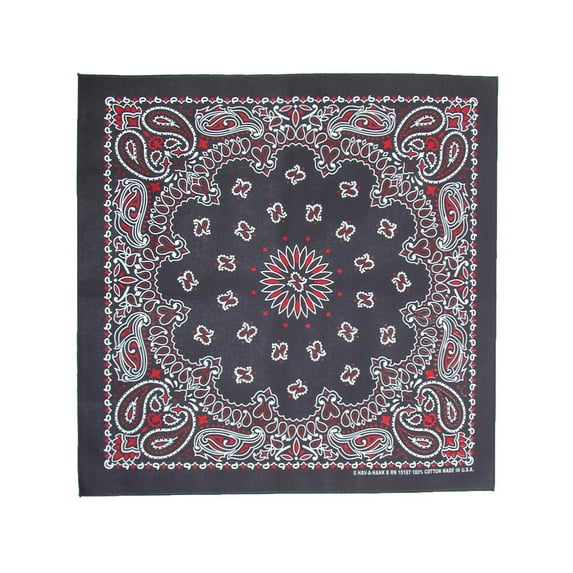CTM Multi Color Paisley Bandana
