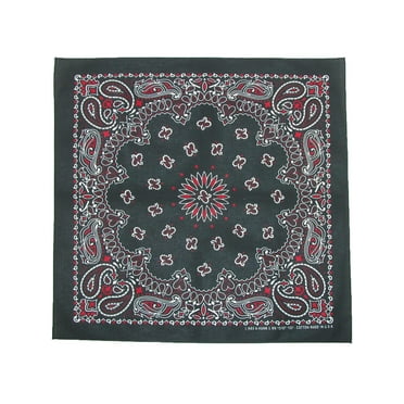 CTM Multi Color Paisley Bandana