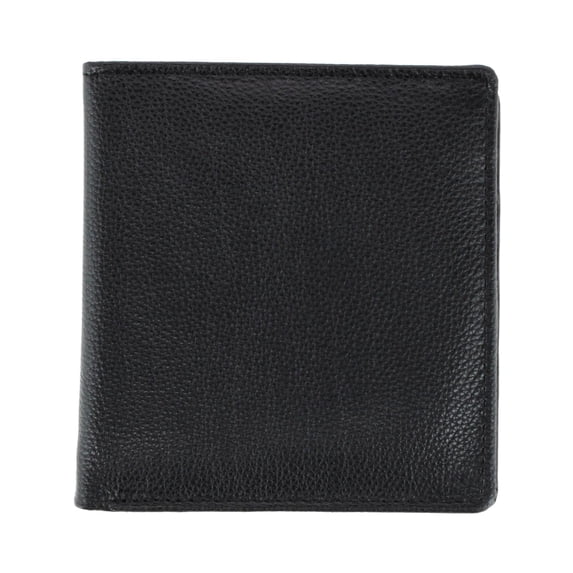 CTM Napa Leather RFID Hipster Wallet with Middle Flap (Men)