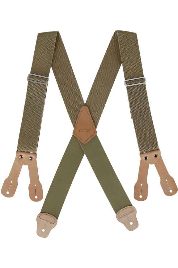 Non-Elasticized Button End Work Suspenders (Men Big & Tall)