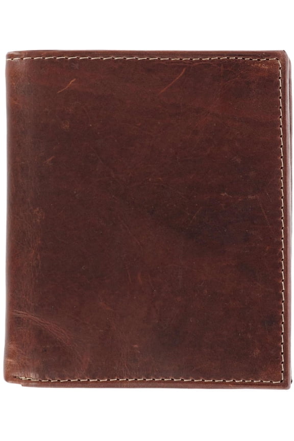 Oil Pull Up Leather Hipster Bifold Wallet (Men)