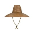 thumbnail image 1 of CTM Palm Straw Lifeguard Hat with Wide Brim, 1 of 6