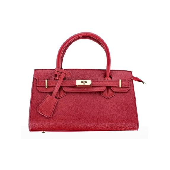 CTM Pebble Grain Handbag Purse with Removable Crossbody Strap (Women)