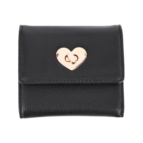 CTM Premium Faux Leather Tri-Fold Mini Wallet (Women)