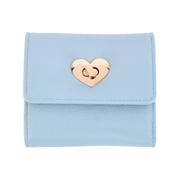 CTM Premium Faux Leather Tri-Fold Mini Wallet (Women)