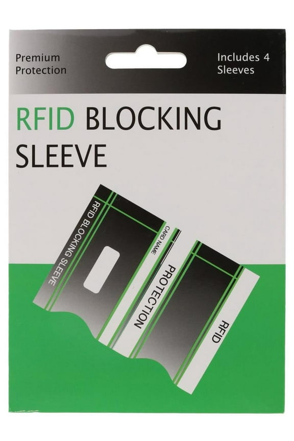 RFID Blocking Card Sleeves (Pack of 4)