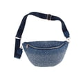 thumbnail image 1 of CTM  Rhinestine Studded Fanny Pack (Women), 1 of 5