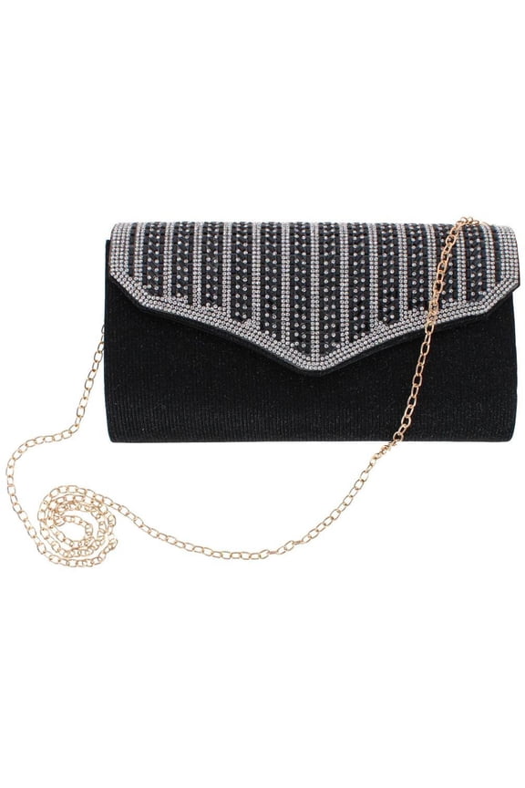 Rhinestone Envelope Clutch Evening Handbag (Women)