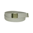 thumbnail image 1 of CTM  Ribbed Fabric Belt with Brass Tone Buckle (Men Big & Tall), 1 of 2