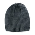 thumbnail image 1 of CTM  Ribbed Knit Mixed Wool Beanie (Men), 1 of 1