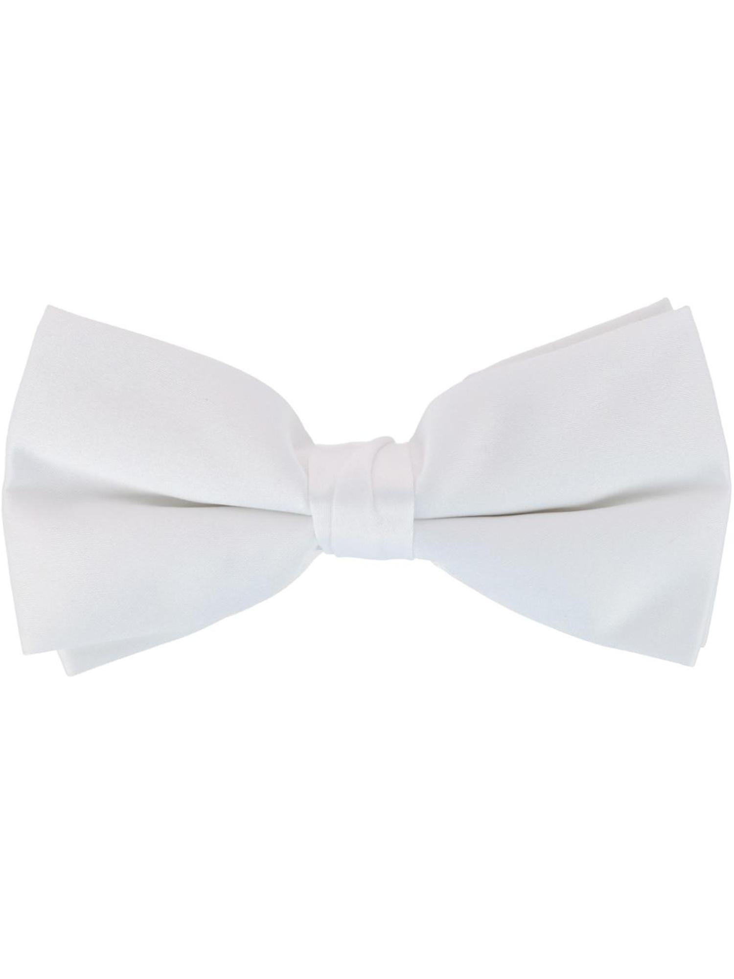 CTM Satin Clip On Bow Tie (Men)