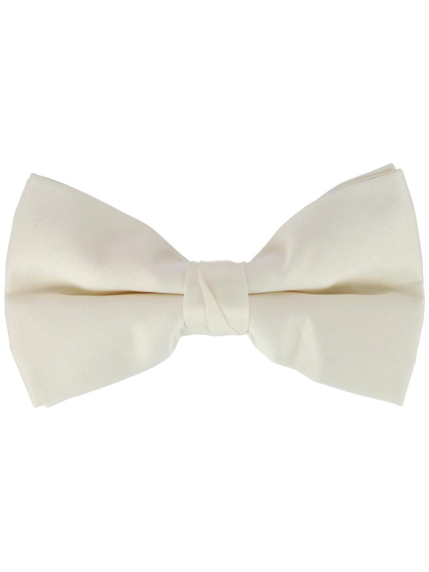 CTM Satin Clip On Bow Tie (Men)