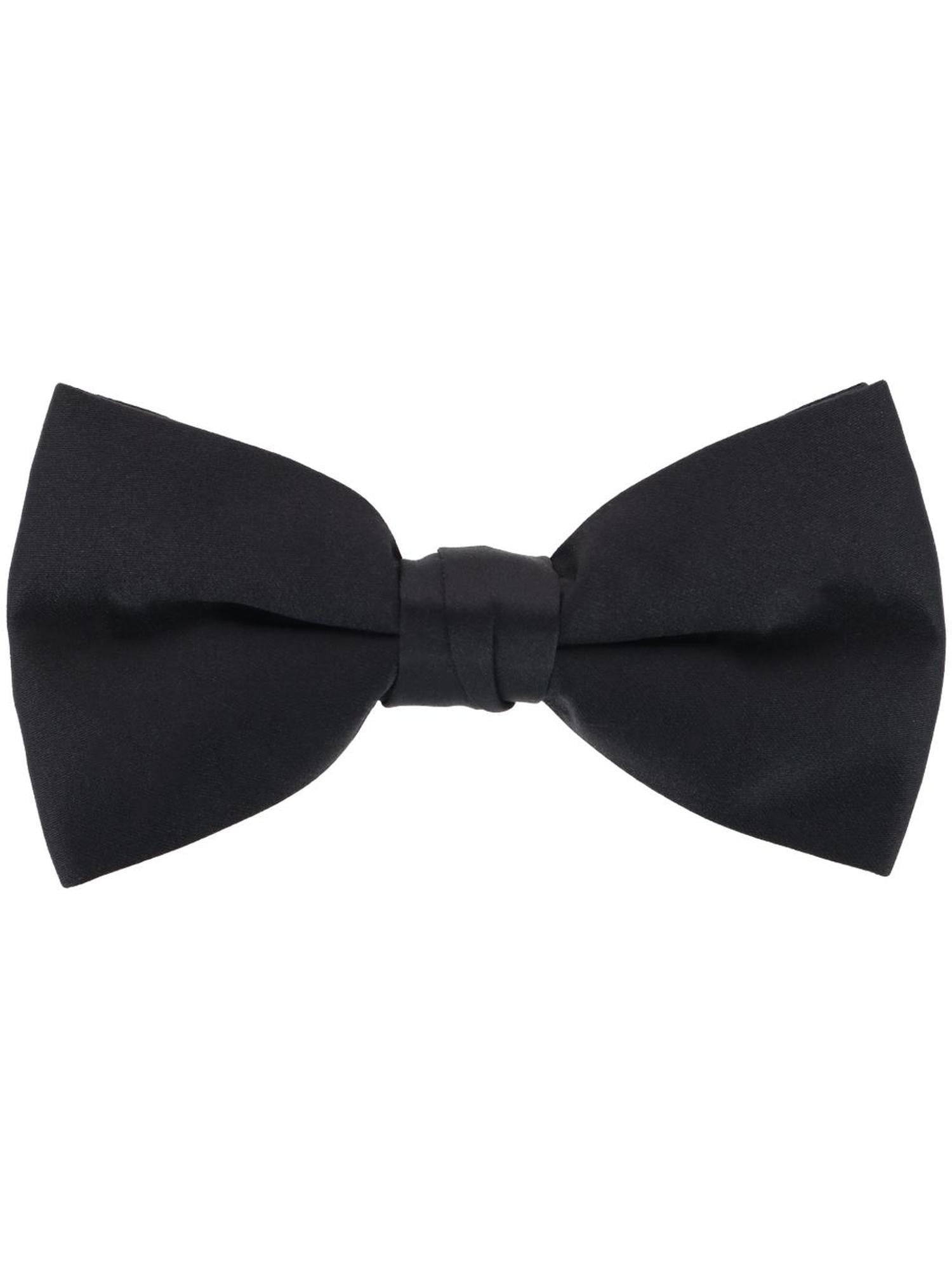 CTM Satin Clip On Bow Tie (Men)