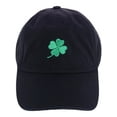 thumbnail image 1 of CTM Shamrock Embroidered Baseball Cap, 1 of 3