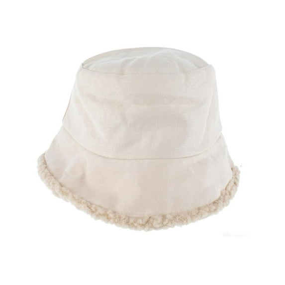 CTM Sherpa Reversible Bucket Hat (Women)