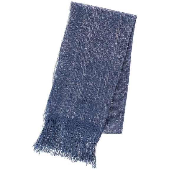 CTM Shimmering Fringe Evening Shawl Scarf (Women)