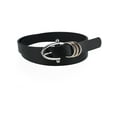 thumbnail image 1 of CTM  Skinny Dress Belt with Triple Ring Detail (Women), 1 of 4