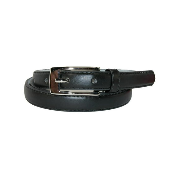 CTM Skinny 3/4 Inch Leather Dress Belt (Pack of 2) (Women)