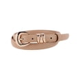 thumbnail image 1 of CTM Skinny Leather Dress Belt with Keeper Detail (Women), 1 of 4