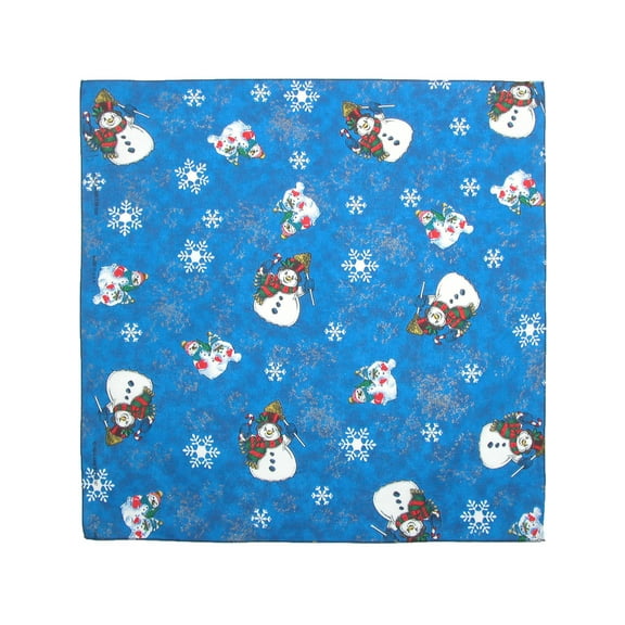 CTM Snowmen Holiday Christmas Bandana (Women)