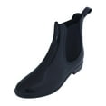 thumbnail image 1 of CTM  Solid Color Waterproof Ankle Rain Boots (Women), 1 of 4