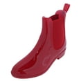 thumbnail image 1 of CTM  Solid Color Waterproof Ankle Rain Boots (Women), 1 of 4
