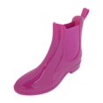 thumbnail image 1 of CTM  Solid Color Waterproof Ankle Rain Boots (Women), 1 of 4