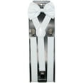 thumbnail image 1 of CTM®  Solid Bow Tie with Suspender Set (Men's), 1 of 4