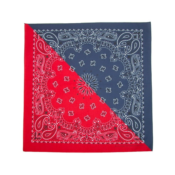 CTM Split Paisley Print Bandana