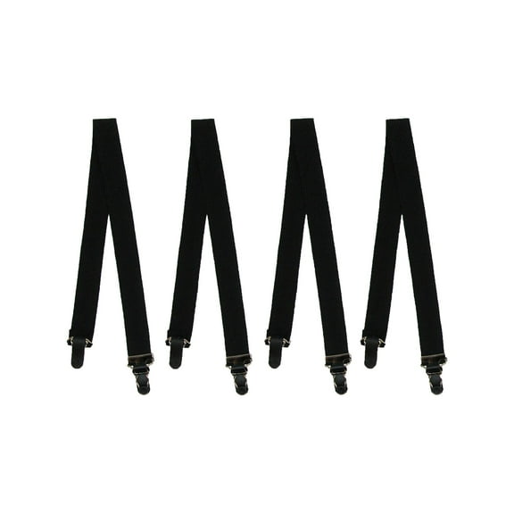 CTM Straight Sock Garter Shirt Stay