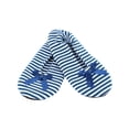 thumbnail image 1 of CTM  Striped Ballerina Slipper House Shoe by Wootie (Women), 1 of 4