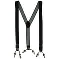 thumbnail image 1 of CTM  Subtle Diamond pattern Y-Back Double Clip-End Suspender (Men), 1 of 6