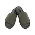 thumbnail image 1 of CTM  Supportive Open Toe Hook and Loop Slide Slippers (Men), 1 of 5