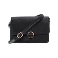 thumbnail image 1 of CTM  Synthetic Leather Adjustable Crossbody with Flap Closure (Women), 1 of 5