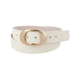 thumbnail image 1 of CTM  Synthetic Leather Belt with Oval Buckle (Women's Plus), 1 of 4