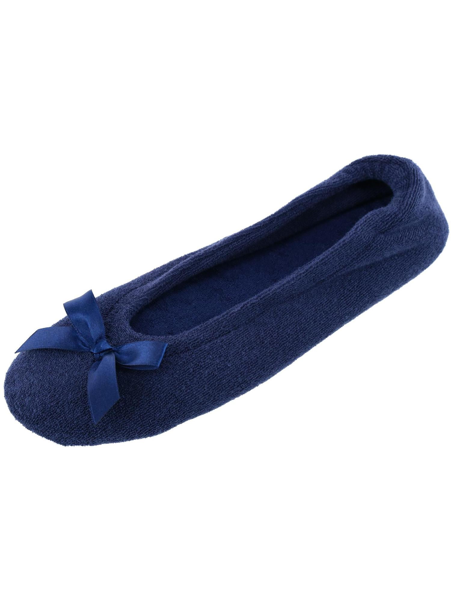 Terry ballerina slippers sales