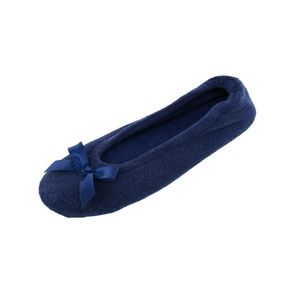 CTM Terry Ballerina Slipper House Shoe (Women)