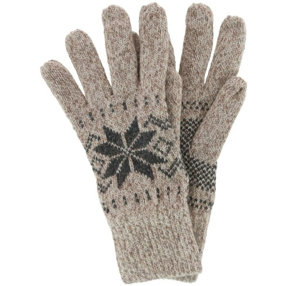 CTM Thermal Lined Ragg Wool Winter Glove (Men)