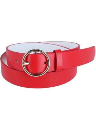 Rounded buckle belt - Women